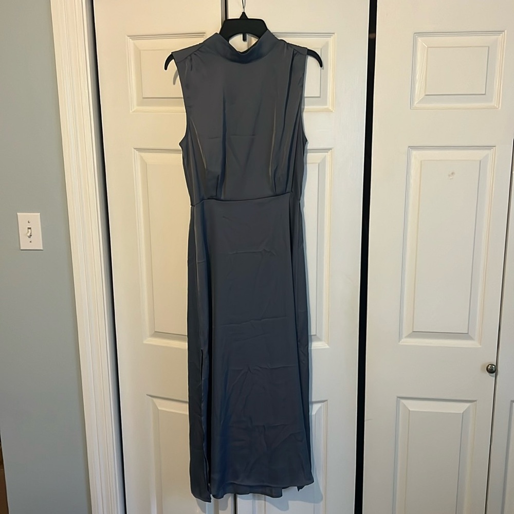 Women’s Summer Long Formal Mock Neck Dress